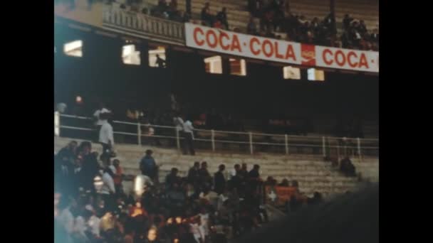 Barcelona Spain May 1965 Corrida Bullfight Arena Show 60S — Stock Video
