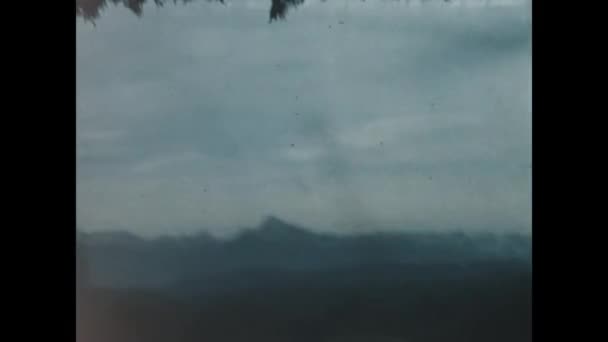 Лурд Франція 1965 Мандрівний Франс Гірській Вулиці — стокове відео