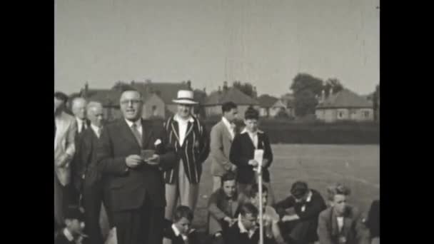 London United Kingdom May 1939 Result Announcement Competition Sport Day — Video