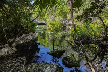 Cenote Azul natural wonder in Mexico