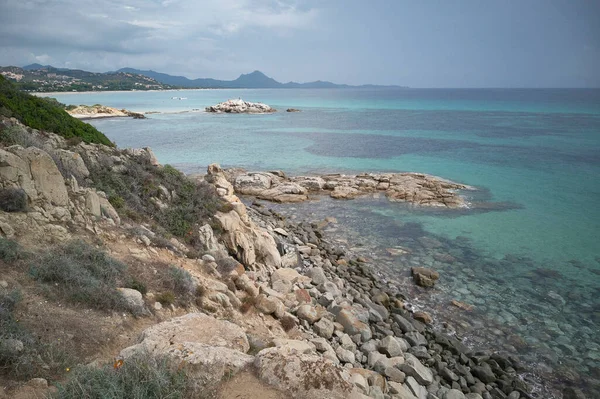 Panorama Scoglio Peppino Beach South Sardinia — Stock Photo, Image