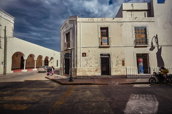 Valladolid Mexico August 2022 Typical Buildings Mexican Architecture Blend European — Foto de Stock