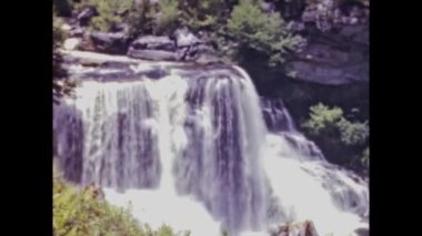 Virginia, United States june 1948: Blackwater Falls State Park in West Virginia in 40s