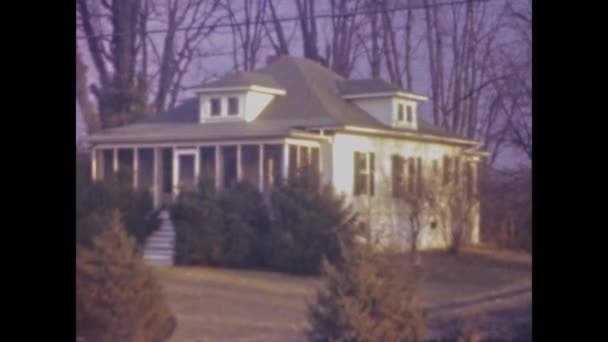 Virginia United States June 1948 Facade Historical Palace West Virginia — Stockvideo