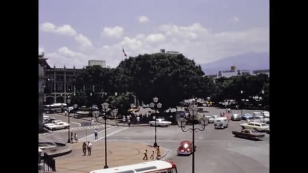 Città Del Messico Messico Giugno 1975 Veduta Del Sito Archeologico — Video Stock