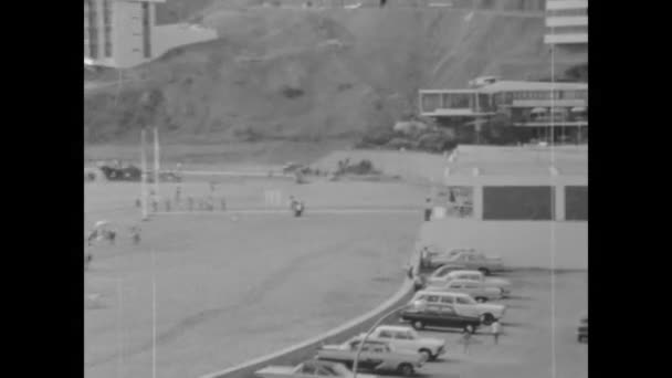 圣玛丽亚 秘鲁1974年6月 70年代圣玛丽亚德尔马旅游胜地海滩大使 — 图库视频影像