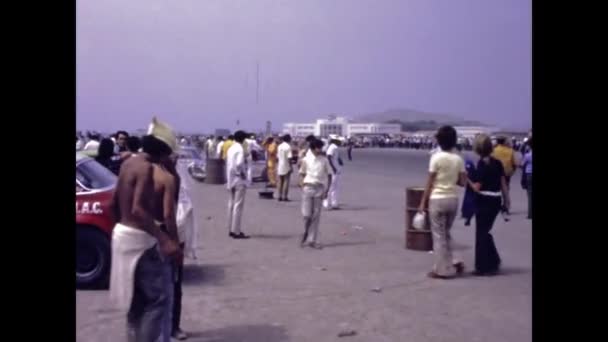 Guayaquil Ecuador Mayo 1975 Escenas Competición Carreras Las Leyendas Los — Vídeos de Stock