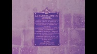 Arequipa, Peru Mayıs 1975: 70 'lerde Aziz Catherine Manastırı