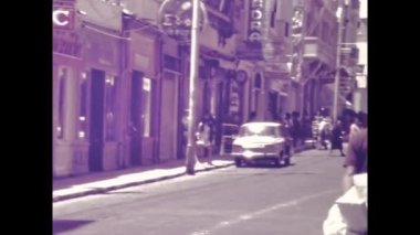 Arequipa, Peru Mayıs 1975: 70 'lerde Arequipa sokak manzarası