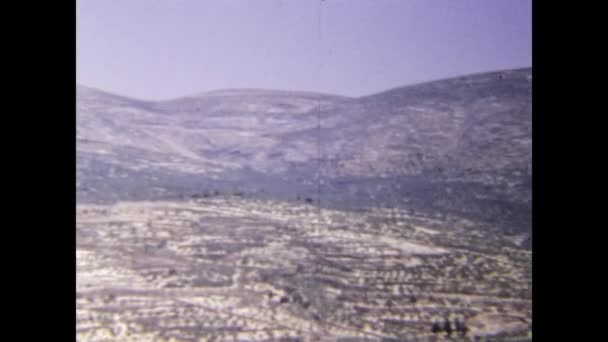 Beit She Israel May 1975 Kilátás Kibbutz Nir Davidre Mezőgazdasági — Stock videók