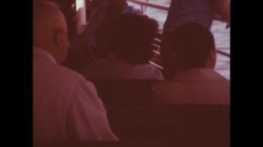 Elba Adası, İtalya Haziran 1971: İnsanlar 70 'lerde feribotla seyahat ediyorlardı