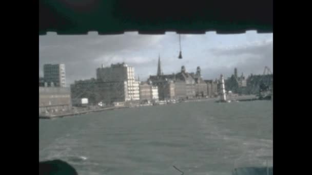 Koppenhága Dánia 1966 Május Koppenhágai Városkép Években — Stock videók