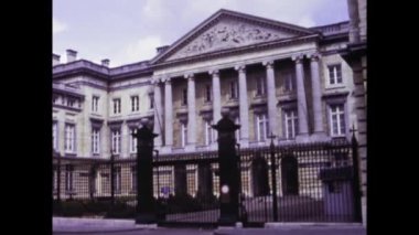 Brüksel, Belçika 11 Nisan 1997: 90 'larda Belçika parlamento binası