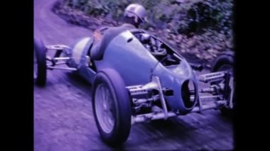 Trengwainton, Birleşik Krallık 15 Nisan 1963: 60 'larda tarihi araba yarışı tek koltuklu