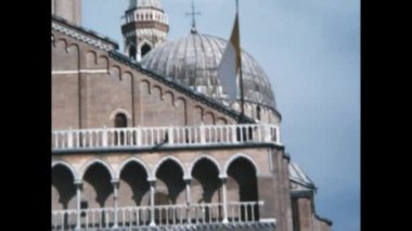 Padua, İtalya 1966: Padua san antonio bazilika görünümü