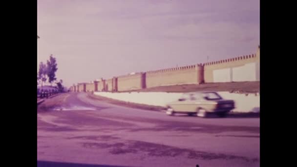 Jem Tunezja Kwiecień 1983 Widok Miasto Jem Latach Tych — Wideo stockowe