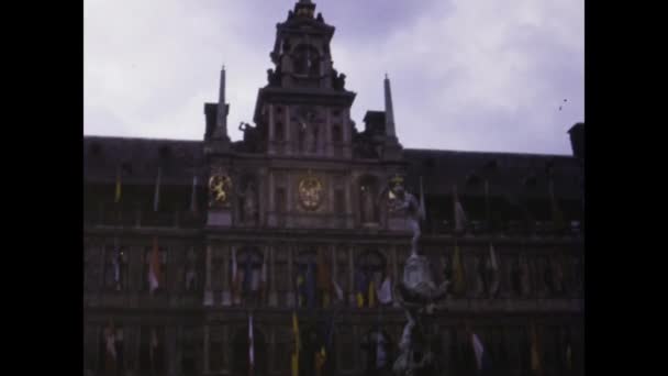 Brüksel Belçika Nisan 1997 Brüksel Yıllarda Deniz Müzesi — Stok video