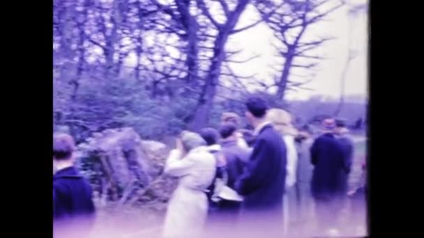 Trengwainton Storbritannien April 1963 Hill Klättra Bil Race Talet — Stockvideo
