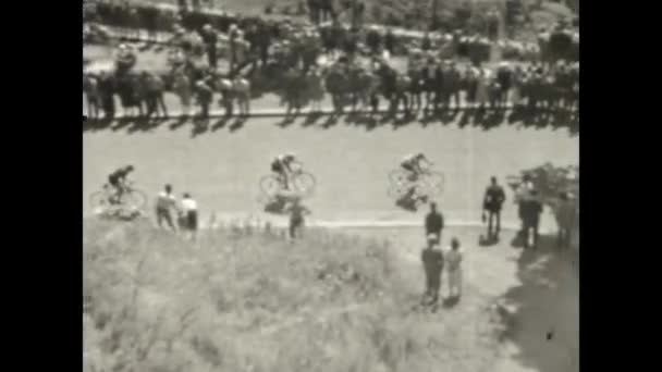 Paris France Mai 1950 Tour France Cycliste Dans Les Années — Video