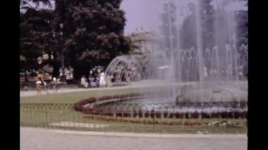 Verona, İtalya Mart 1983: Verona City view in 80 's