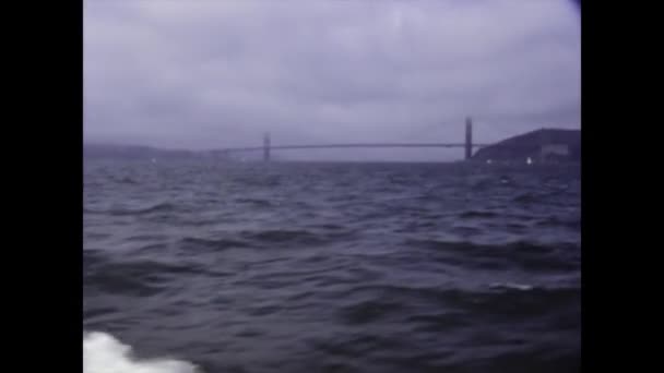 San Francisco Usa May 1977 Golden Gate Bridge San Francisco — Stock video