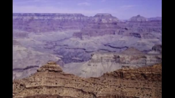 Phoenix Amerika Serikat Juni 1977 Arizona Canyon Mountain Landskap View — Stok Video