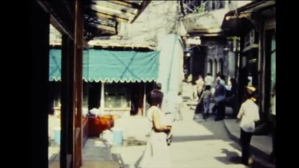 Estambul Turquía Junio 1980 Escena Ciudad Estambul Los Años — Vídeos de Stock