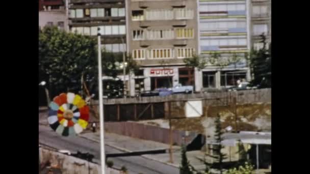 Isztambul Törökország Május 1969 Isztambul Városkép Években — Stock videók