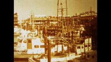 San Francisco, ABD 1982: 80 'lerde San Francisco marina manzarası