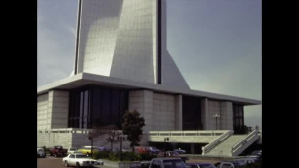 San Francisco Estados Unidos Mayo 1982 Catedral Santa María Asunción — Vídeos de Stock