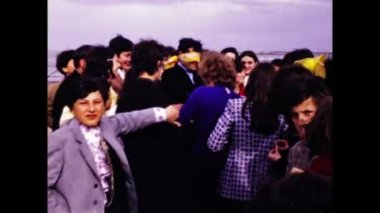 Ravenna, İtalya Mart 1973: 70 'lerde Beach Boys grup oyunu sahnesi