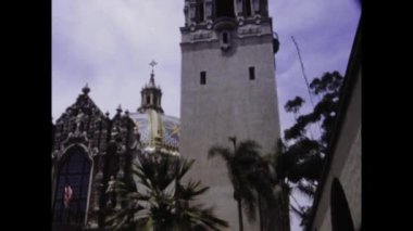 San Diego, ABD Haziran 1977: 70 'lerde San Diego' da Balboa Park manzarası