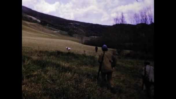 Равенна Италия Апрель 1973 Года Хемсворт Время Охоты Годах Охотники — стоковое видео