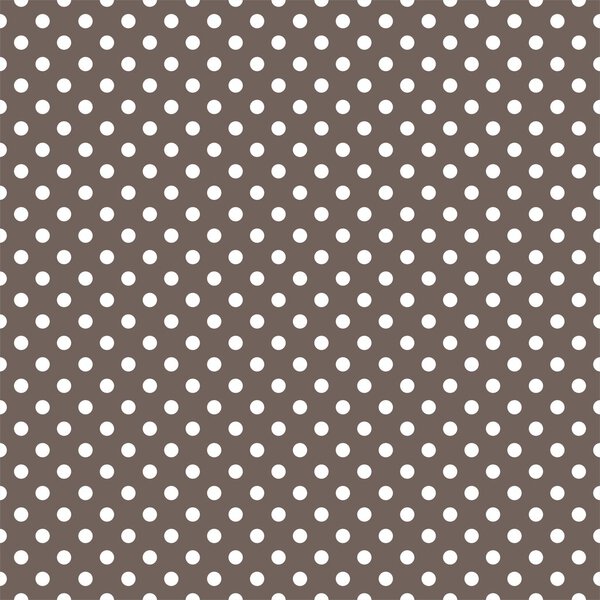 Векторный рисунок - белые точки польки на коричневом ретро-фоне
