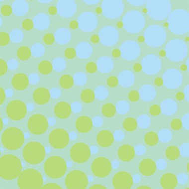 Bahar vektör veya arka plan mavi ve yeşil noktalar ile yaz