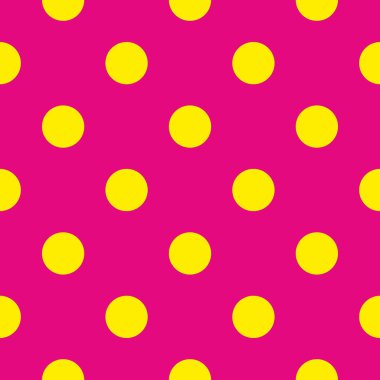 neon sarı lekeli üzerinde pembe bir arka plan ile sorunsuz vektör desen