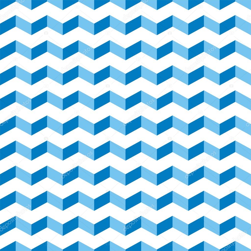 Aztec Chevron blue seamless pattern,texture or background with zigzag swimming pool retro motif.