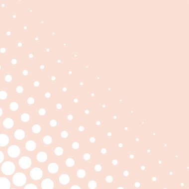 vektör arka plan - pembe ve beyaz noktalar küçük büyük - vintage tatlı Sevgililer çizimde web tasarımı için