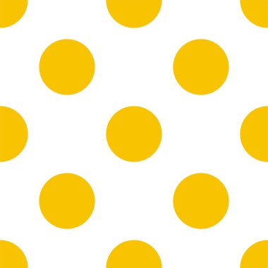büyük güneşli sarı lekeli beyaz arka planda kesintisiz vektör desen.