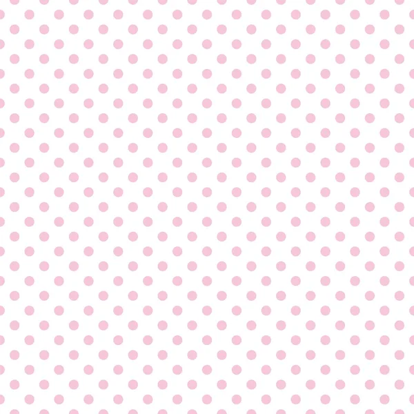 Seamless vector pattern with little pastel pink polka dots on a white ...