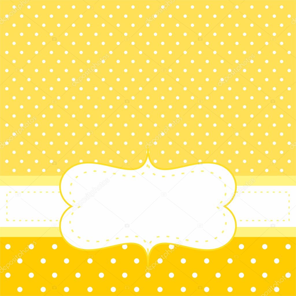 Sunny Vector Card Or Invitation With Yellow Background White Polka sending-text-messages-to-customers-the-customer-factor-knowledge-base