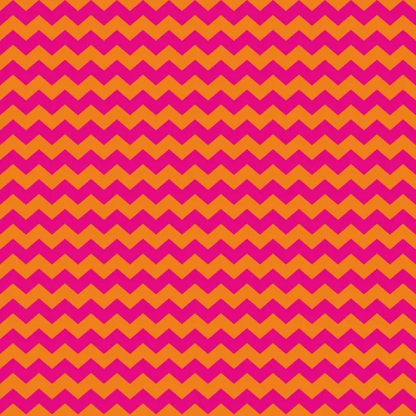 Chevron naadloze vector patroon of achtergrond met zig zag rood of paars roze en oranje strepen op witte achtergrond. — Stockvector