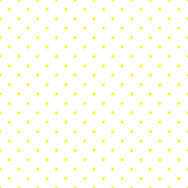 Naadloze vector patroon met tegel weinig zonnige gele noppen op witte achtergrond. — Stockvector