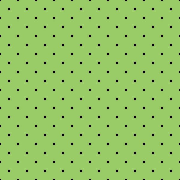 Бесшовный векторный рисунок или текстура плитки с черными точками польки на свежем зеленом фоне травы
.