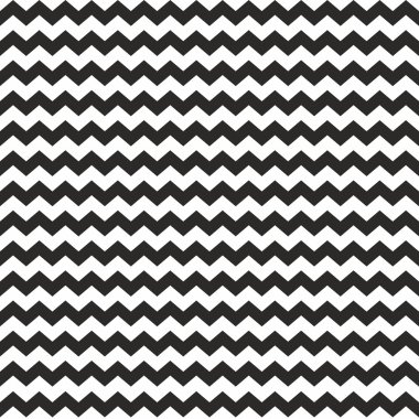 zig zag kiremit vektör chevron Dikişsiz siyah-beyaz desen veya arka plan şeritler ile kaydırma.