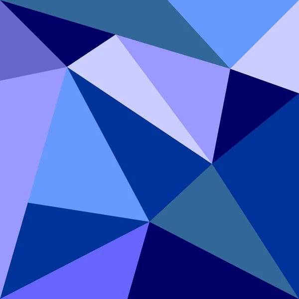 Sfondo vettoriale a triangolo o motivo grigio, blu, bianco e blu marino senza cuciture. Superficie piana che avvolge mosaico geometrico per carta da parati o design sito web invernale — Vettoriale Stock