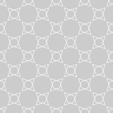 Gri arkaplanda beyaz baskılı döşeme vektör deseni