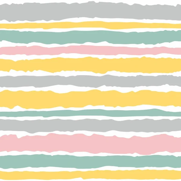 Tile Vector Pattern Pastel Pink Grey Yellow White Stripes Seamless —  Vetores de Stock