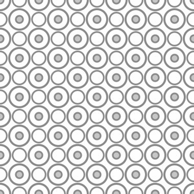 Beyaz arka planda gri ya da siyah benekli noktalar - geçmişleri, blogları, www, hatıra defterleri, parti ya da bebek partisi davetiyeleri ve zarif düğün kartları için retro dikişsiz vektör dalmaçya deseni.