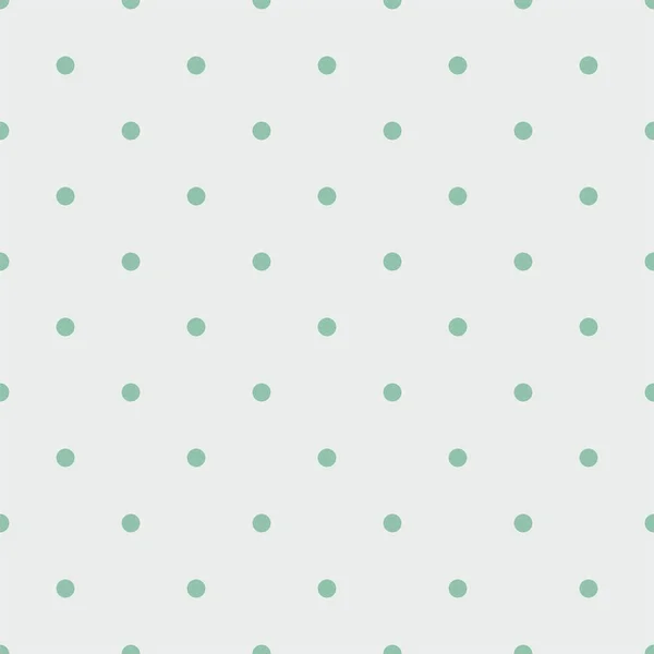 Patrón Vector Azulejos Con Lunares Verdes Sobre Fondo Gris — Vector de stock